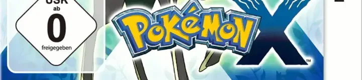 Pokémon X, the USK square on its front