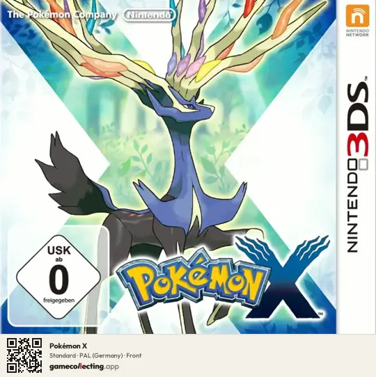 Pokémon X Nintendo 3DS, Germany box front