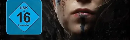Hellblade: Senua's Sacrifice, the USK square on its front