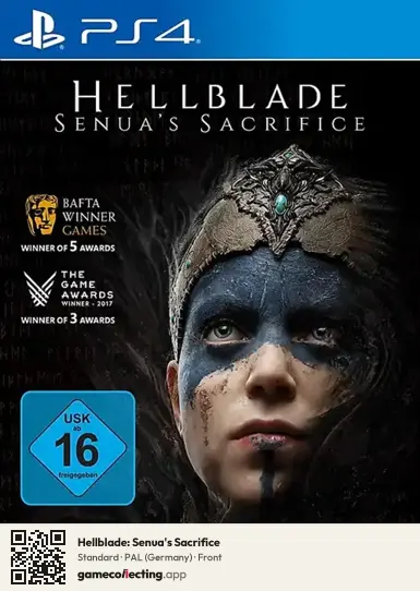 Hellblade: Senua's Sacrifice PlayStation 4, Germany box front