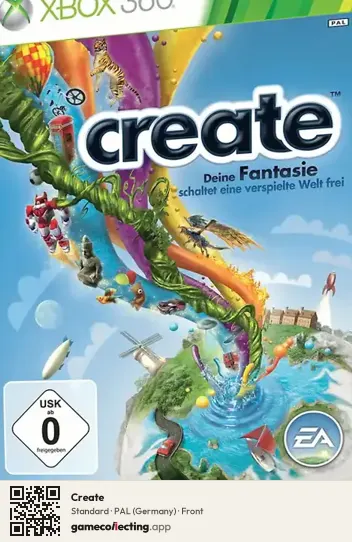 Create Xbox 360, Germany box front