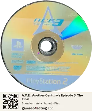 A.C.E.: Another Century's Episode 3: The Final PlayStation 2, Asia disc