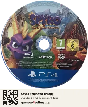 Spyro Reignited Trilogy PlayStation 4, PAL disc