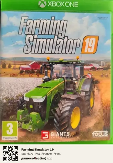 Farming Simulator 19 Xbox One, France box front