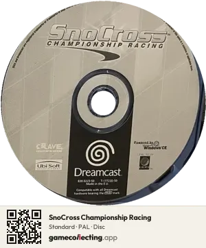 SnoCross Championship Racing Sega Dreamcast, PAL disc