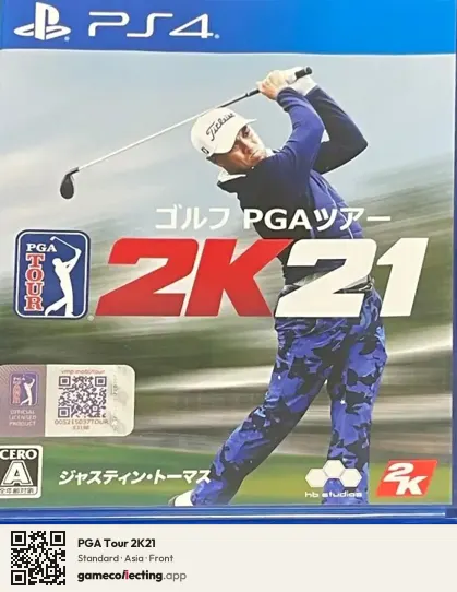 PGA Tour 2K21 PlayStation 4, Asia box front