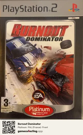 Burnout Dominator PlayStation 2, France box front