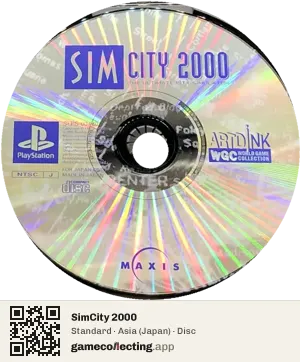 SimCity 2000 PlayStation, Asia disc