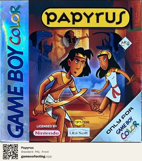 Papyrus Game Boy Color, PAL box front