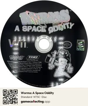 Worms: A Space Oddity Nintendo Wii, NTSC disc