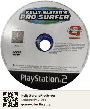 Kelly Slater's Pro Surfer PlayStation 2, PAL disc