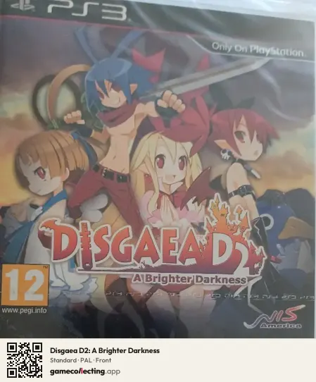 Disgaea D2: A Brighter Darkness PlayStation 3, PAL box front
