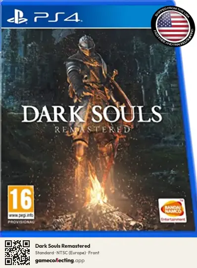 Dark Souls Remastered PlayStation 4, Europe box front