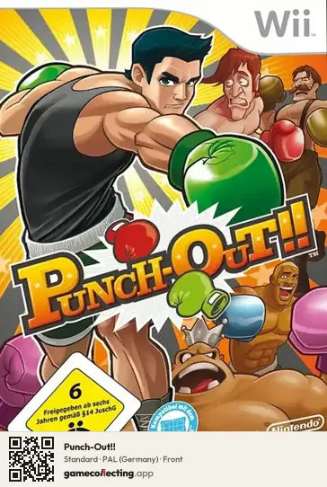 Punch-Out!! Nintendo Wii, Germany box front