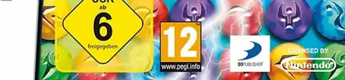 Puzzle Quest 2, the USK square on its front