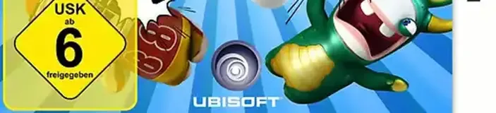Rabbids Rumble, the USK square on its front