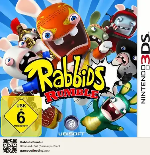 Rabbids Rumble Nintendo 3DS, Germany box front