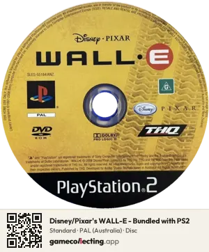 Disney/Pixar's WALL-E - Bundled with PS2 PlayStation 2, PAL disc