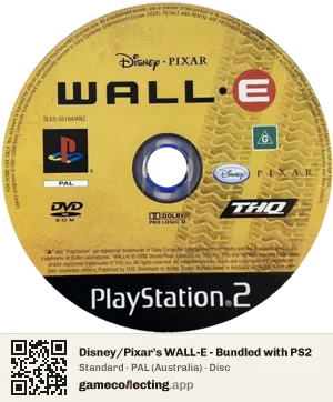 Disney/Pixar's WALL-E - Bundled with PS2 PlayStation 2, PAL disc