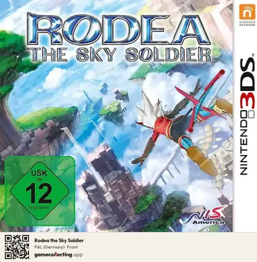 Rodea the Sky Soldier Nintendo 3DS, Germany box front