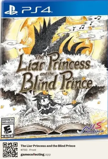 The Liar Princess and the Blind Prince PlayStation 4, NTSC box front