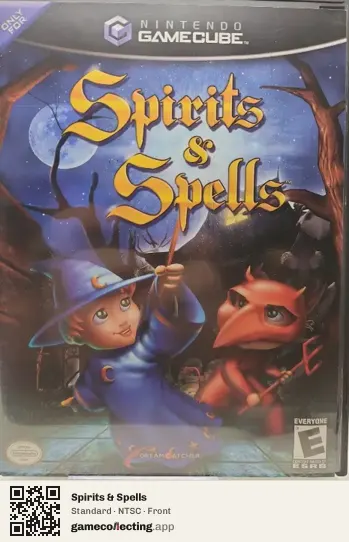 Spirits & Spells Nintendo GameCube, NTSC box front