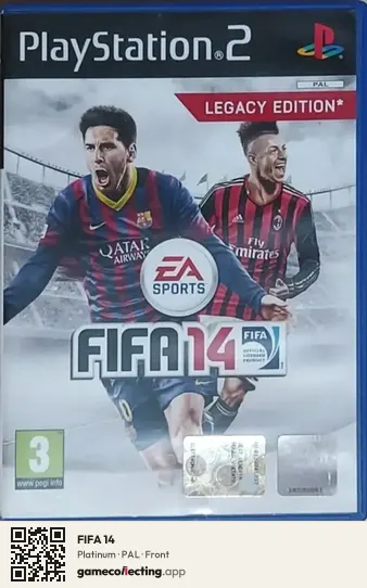 FIFA 14 PlayStation 2, PAL box front