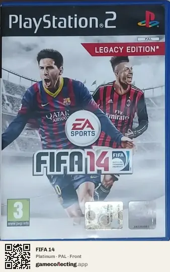 FIFA 14 PlayStation 2, PAL box front