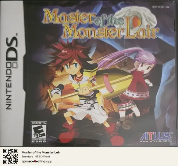 Master of the Monster Lair Nintendo DS, NTSC box front