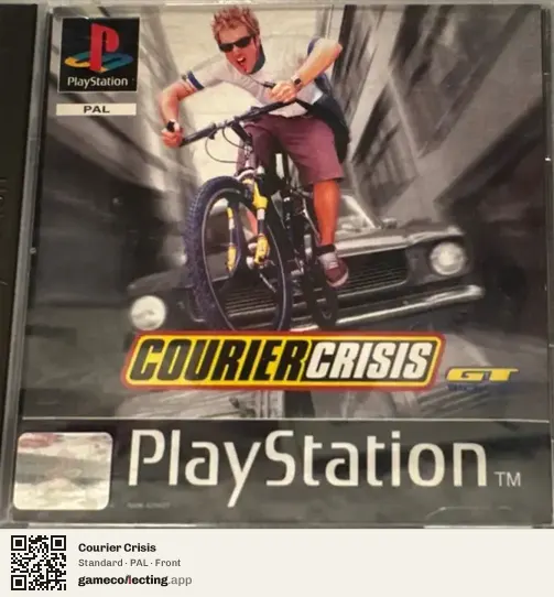 Courier Crisis PlayStation, PAL box front