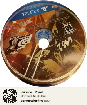Persona 5 Royal PlayStation 4, NTSC disc