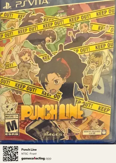 Punch Line PlayStation Vita, NTSC box front