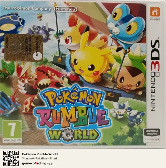 Pokémon Rumble World Nintendo 3DS, Italy box front