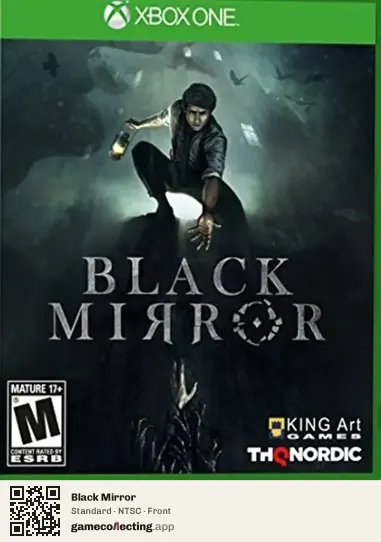 Black Mirror Xbox One, NTSC box front