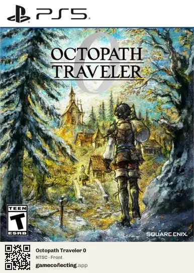 Octopath Traveler 0 PlayStation 5, NTSC box front