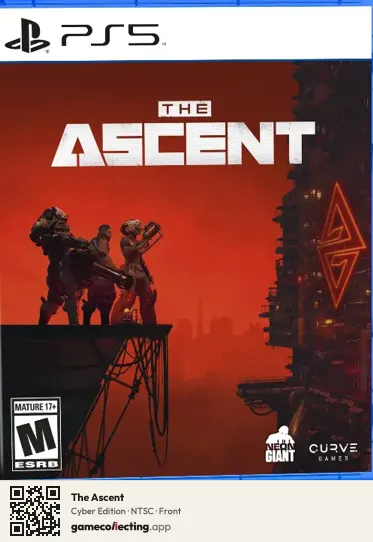 The Ascent PlayStation 5, NTSC box front