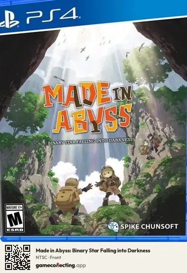 Made in Abyss: Binary Star Falling into Darkness PlayStation 4, NTSC box front
