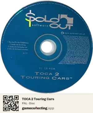 TOCA 2 Touring Cars Computer, PAL disc