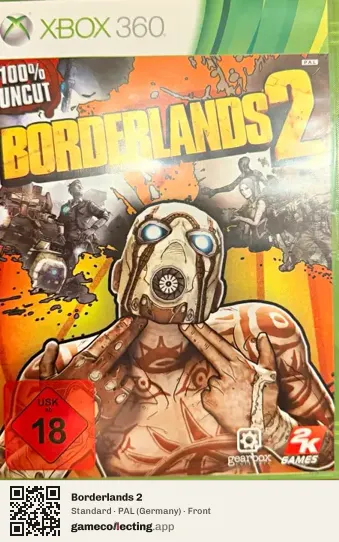 Borderlands 2 Xbox 360, Germany box front