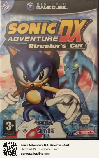Sonic Adventure DX: Director's Cut Nintendo GameCube, Germany box front
