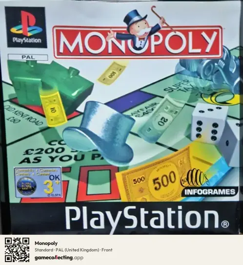 Monopoly PlayStation, United Kingdom box front