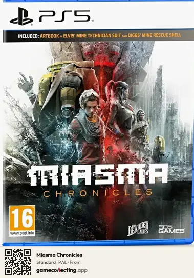 Miasma Chronicles PlayStation 5, PAL box front