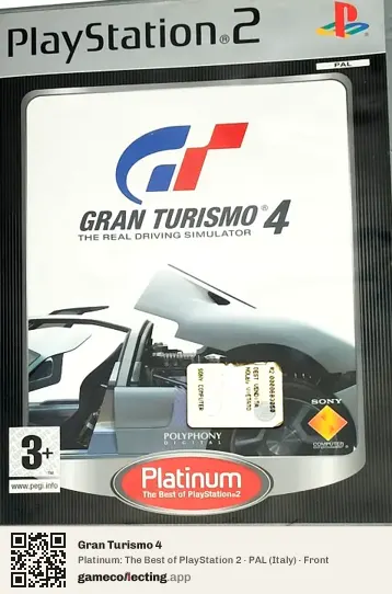 Gran Turismo 4 PlayStation 2, Italy box front