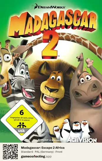 Madagascar: Escape 2 Africa PlayStation 3, Germany box front