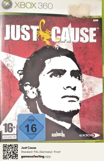 Just Cause Xbox 360, Germany box front