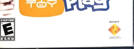 EyeToy: Play, the ESRB box on its front