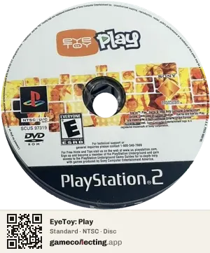 EyeToy: Play PlayStation 2, NTSC disc