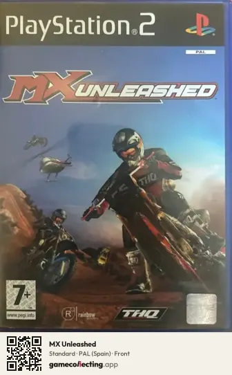 MX Unleashed PlayStation 2, Spain box front