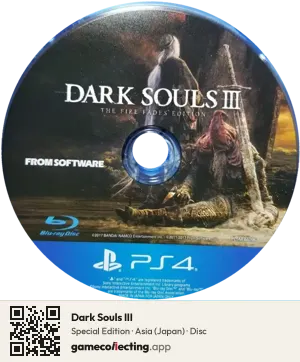 Dark Souls III PlayStation 4, Asia disc