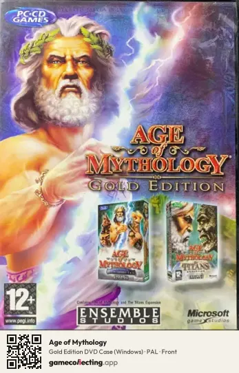 Age of Mythology Computer, PAL box front